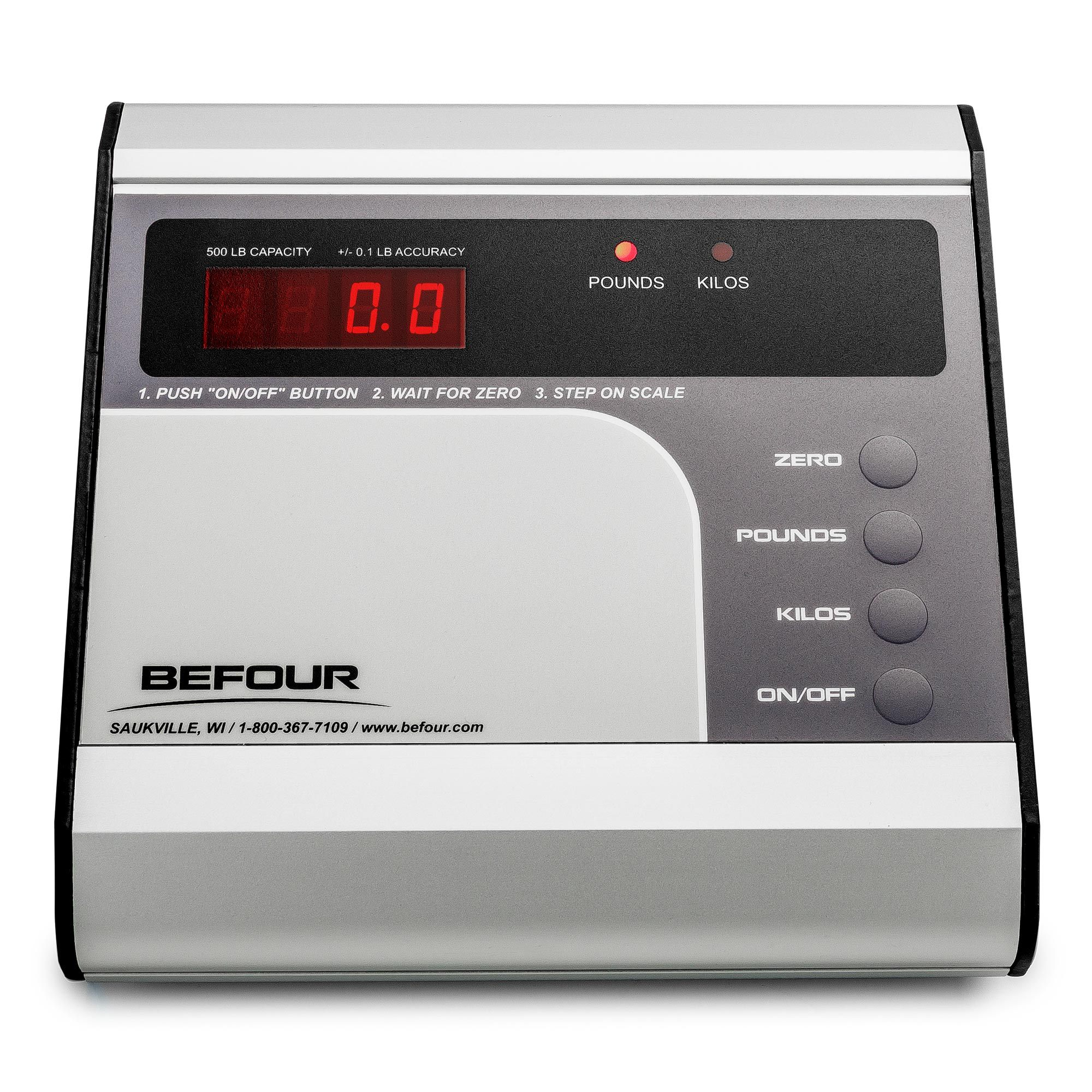 Befour PS-6600ST Portable Wrestling Scale, 500 lb x 0.1 lb