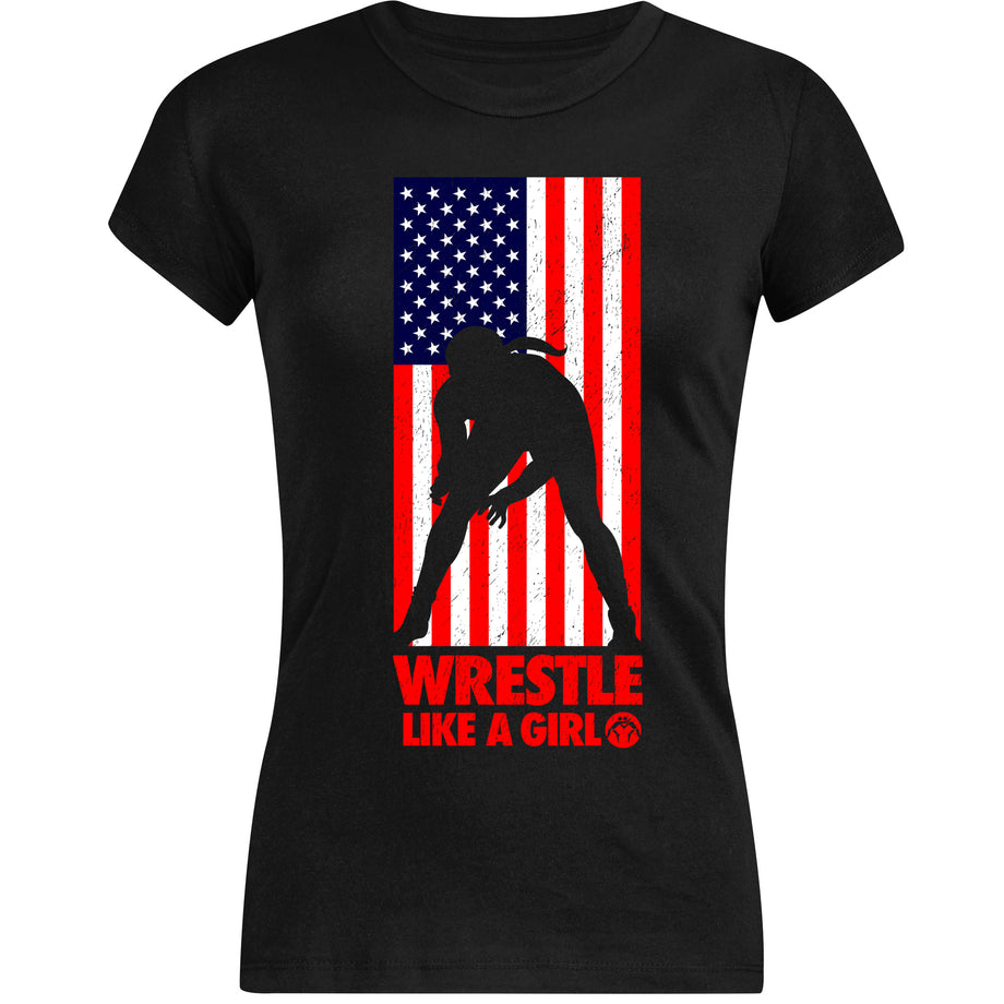 wrestle like a girl shirt