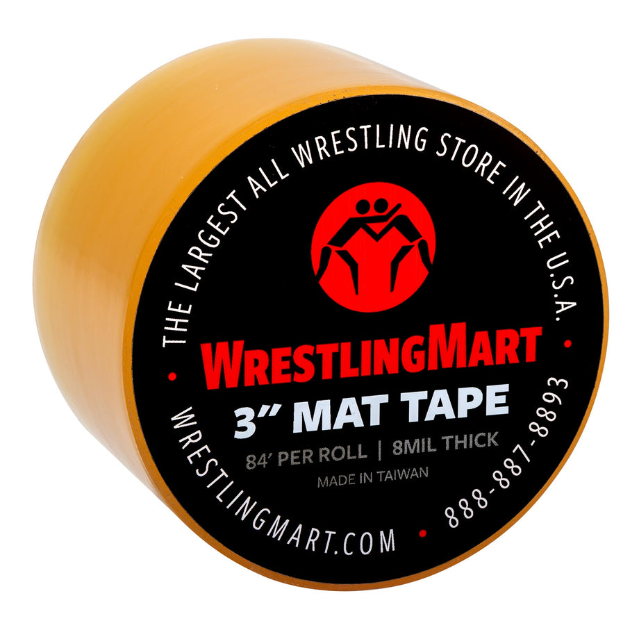 MAT Tape Green House Wrestling Yellow Tape 4 in. x 36 yd. Strong  Weatherseal 